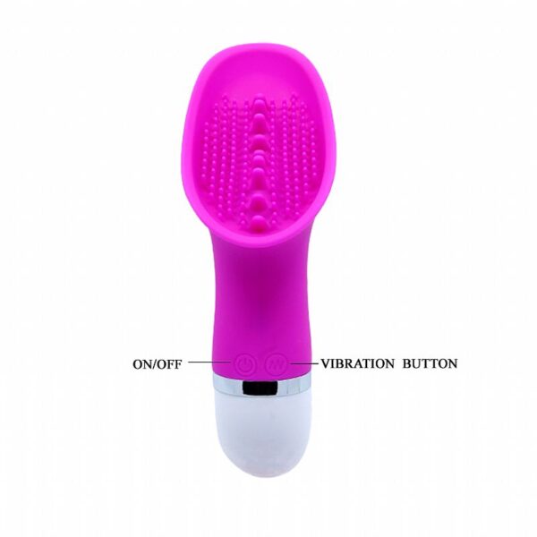 VIBRADOR DE CLITÓRIS COM LÍNGUA - CLAUDE - À PILHA - PRETTY LOVE - SI5391 - Imagem 5