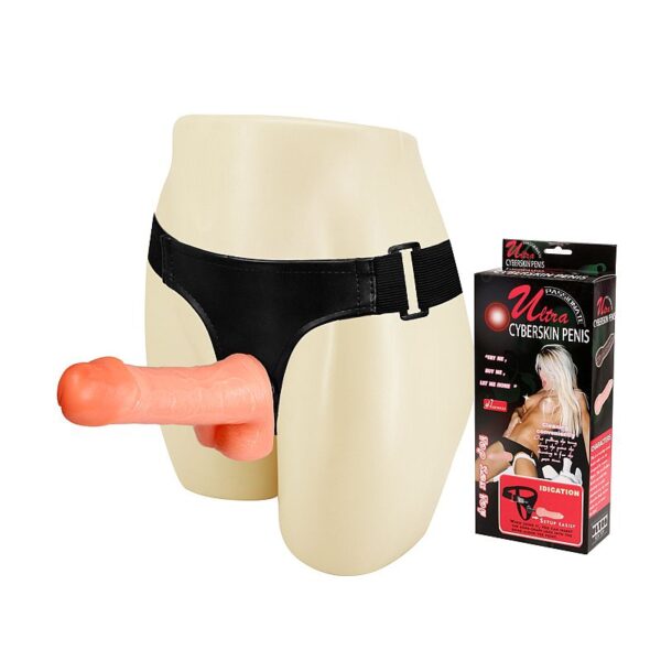 CINTA COM PÊNIS EM SILICONE 17CM - BAILE - SI5437 - Imagem 2