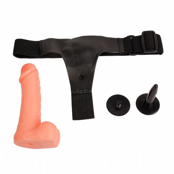 CINTA COM PÊNIS EM SILICONE 17CM - BAILE - SI5437 - Imagem 5