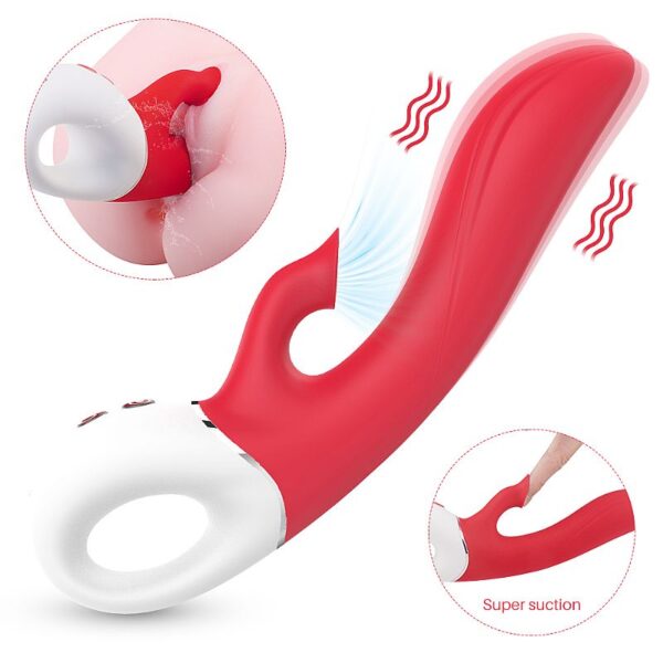 ESTIMULADOR DE CLITÓRIS COM SUCÇÃIO E PONTO G - DEW - S-HANDE - SI6434 (CONSULTAR CORES) - Imagem 4