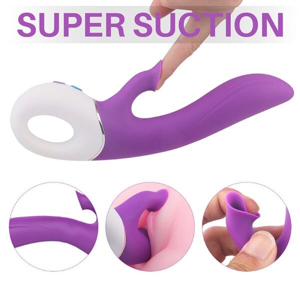 ESTIMULADOR DE CLITÓRIS COM SUCÇÃIO E PONTO G - DEW - S-HANDE - SI6434 (CONSULTAR CORES) - Imagem 5