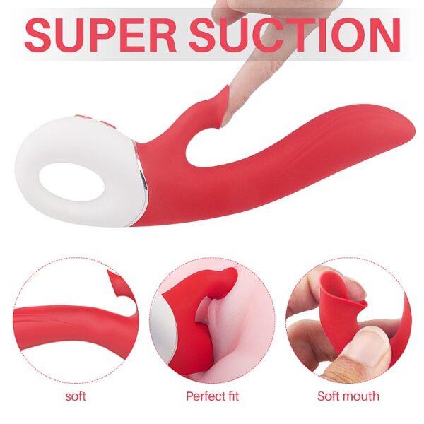 ESTIMULADOR DE CLITÓRIS COM SUCÇÃIO E PONTO G - DEW - S-HANDE - SI6434 (CONSULTAR CORES) - Imagem 6