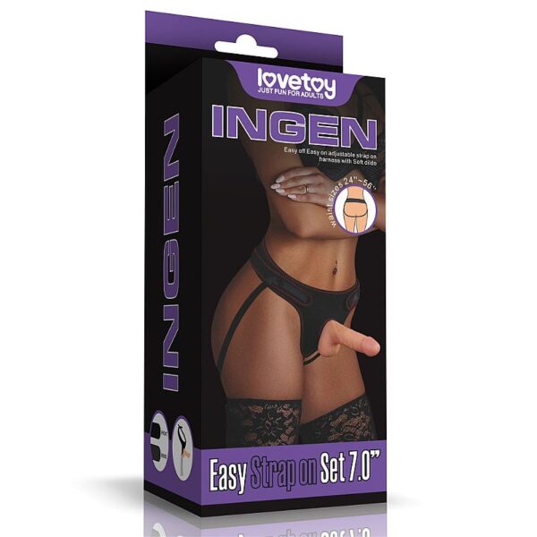 CINTA PENIANA DILDO I - INGEN - LOVETOY 7.0 - SI6532 - Imagem 2