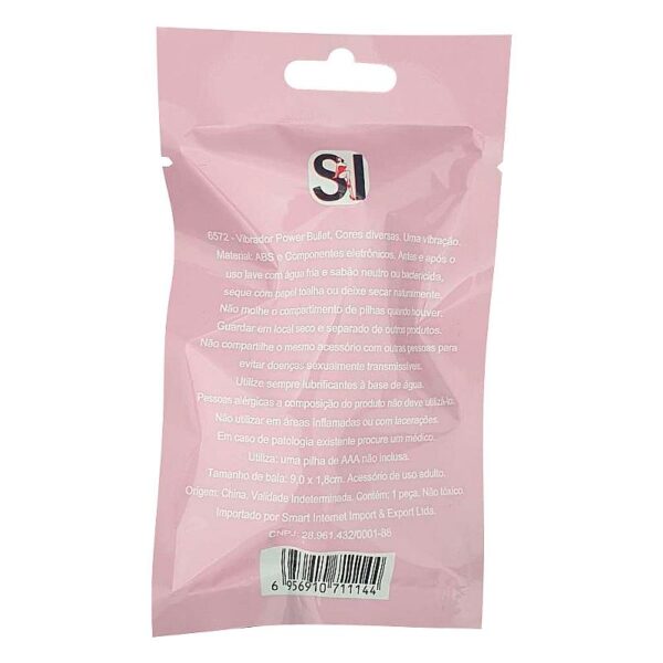 BULLET VIBRADOR DE CLITÓRIS - CÁPSULA - SI6572 (CONSULTAR CORES) - Imagem 6
