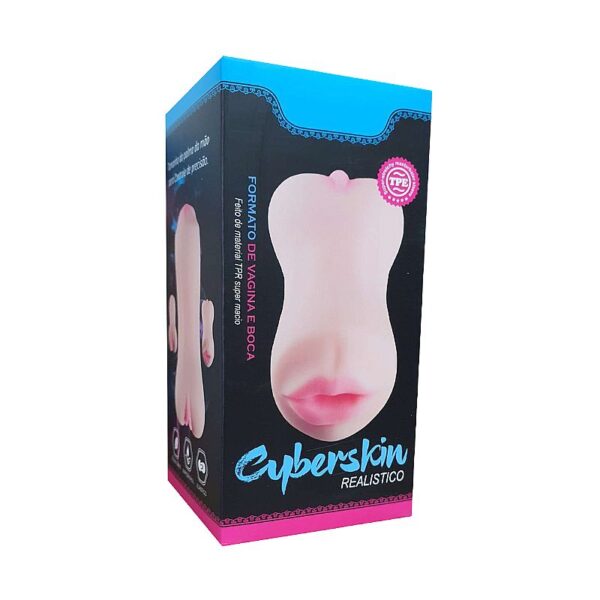 MASTURBADOR MASCULINO EM CYBERSKIN - BOCA E VAGINA - SI6773 (CONSULTE CORES) - Imagem 11