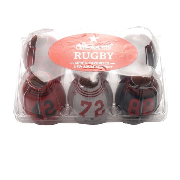 EGG RUGBY - MASTURBADOR MASCULINO - KIT COM 6 UNIDADES - MAGICAL KISS - SI6876 - Imagem 4