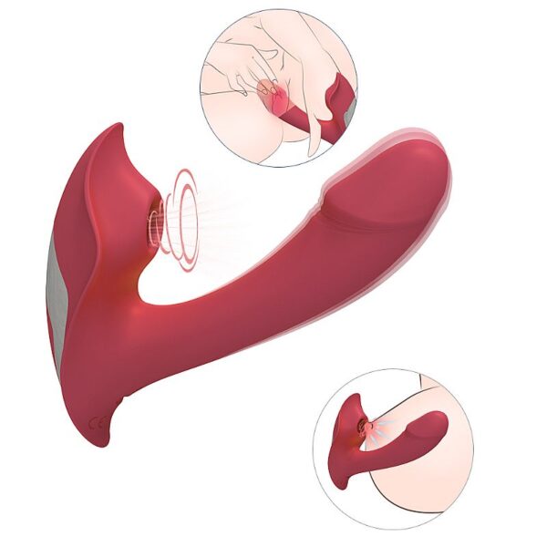 VIBRADOR DE PONTO G E CLITÓRIS COM PULSAÇÃO - RECARREGÁVEL- HEART OF OCEAN - S-HANDE - SI7125 (CONSULTE CORES) - Imagem 4