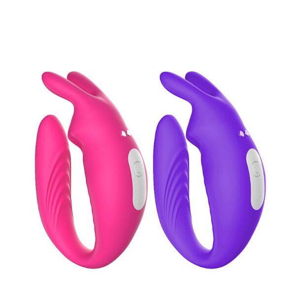 VIBRADOR DE CASAL - À LONGA DISTÂNCIA - HERA APP - SI7387 (CONSULTE CORES) - Imagem 7