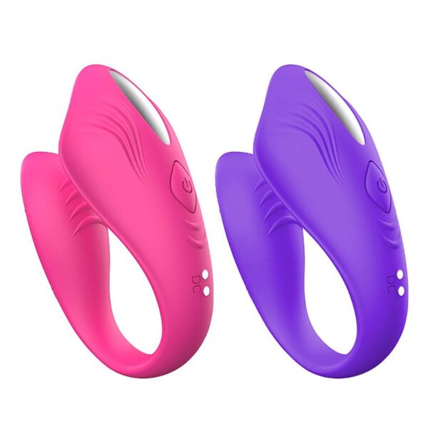 VIBRADOR DE CASAL - À LONGA DISTÂNCIA - ELA APP - SI7388 (CONSULTE CORES) - Imagem 10