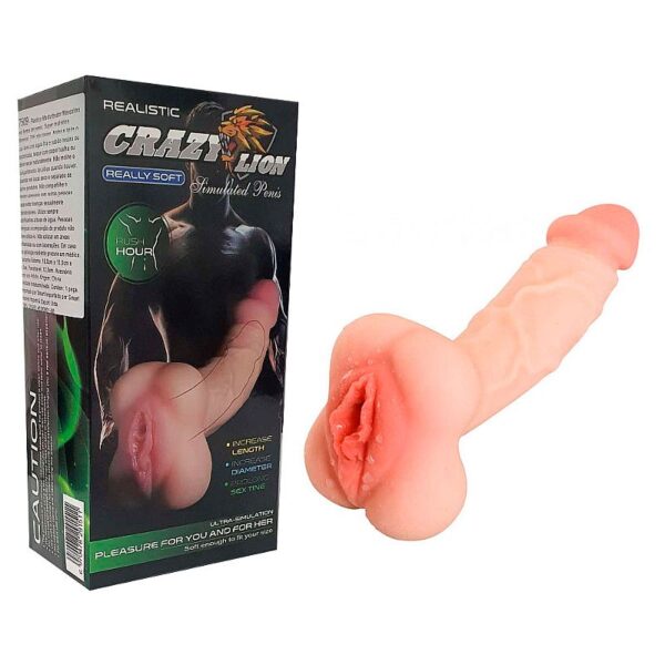 MASTURBADOR MASCULINO CYBERSKIN COM PÊNIS E VAGINA - SI7509 - Imagem 4
