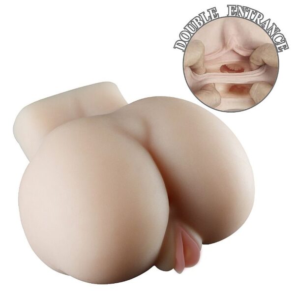 MASTURBADOR MASCULINO - FORMATO BUNDA COM VAGINA E ÂNUS - LION III - SI7566 - Imagem 4