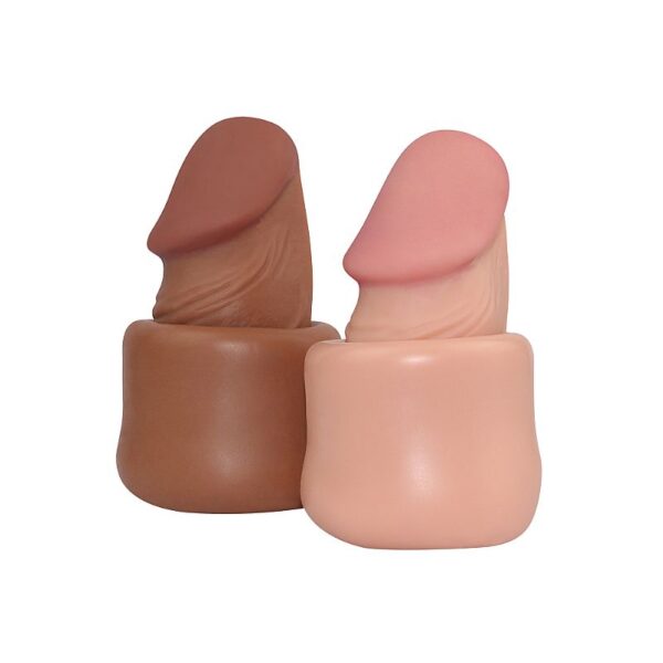 CAPA PENIANA EM CYBERSKIN - 17X4CM - COR PELE CLARA - LOVETOY - SI1290 - Imagem 3