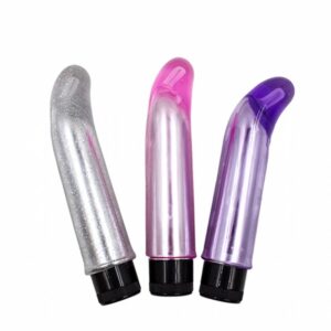 VIBRADOR CLÁSSICO PERSONAL CROMADO - SLEEVE  - COM CAPA 14CM - APHRODISIA - SI5552 (CONSULTE CORES)