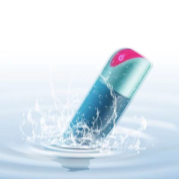 BULLET COM VIBRADOR - RECARREGÁVEL - 6,5X1,8CM - SI7211 (CONSULTE CORES) - Imagem 4