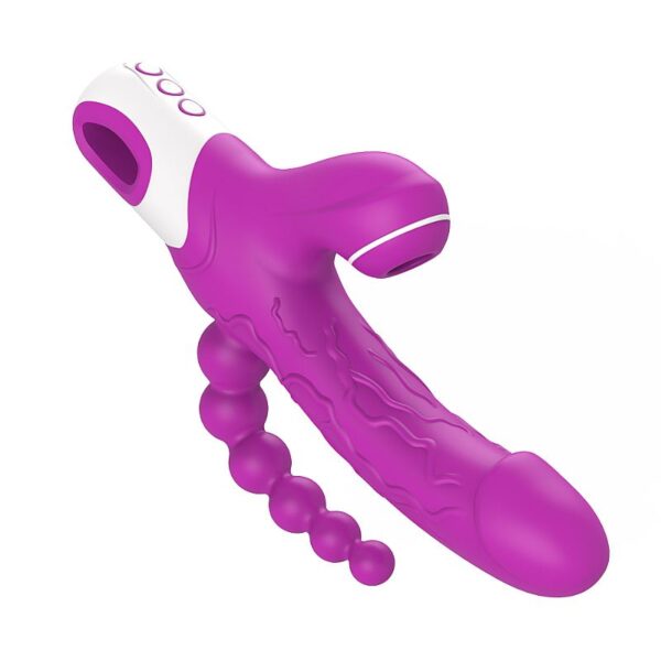 VIBRADOR DE PONTO G E CLITÓRIS - 3 EM 1 - EROS - SI7392 - Imagem 6