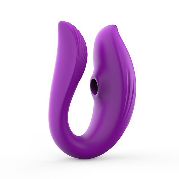 VIBRADOR DE CASAL COM PULSAÇÃO - À LONGA DISTÂNCIA  - APP - SI7477 (CONSULTE CORES) - Imagem 2