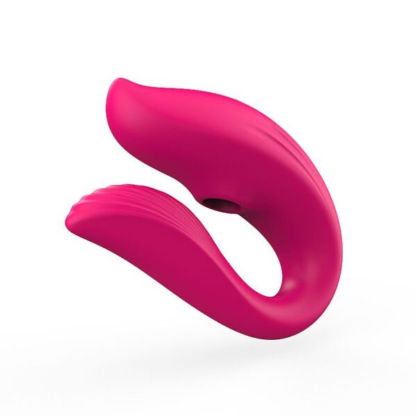 VIBRADOR DE CASAL COM PULSAÇÃO - À LONGA DISTÂNCIA  - APP - SI7477 (CONSULTE CORES) - Imagem 4