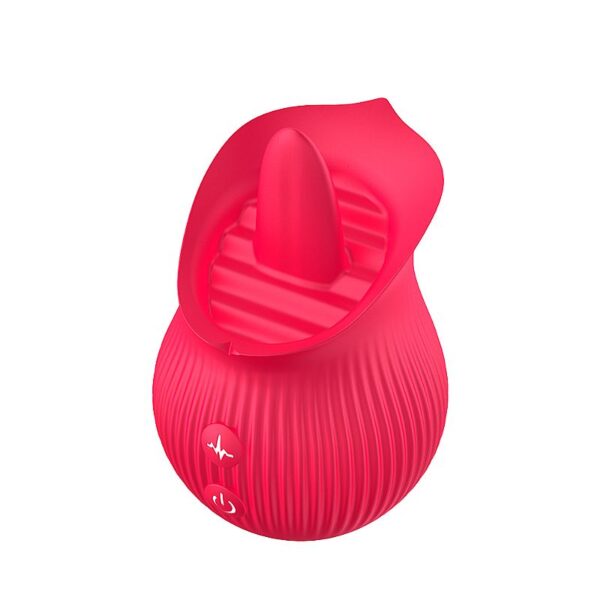 ROSA ESTIMULADORA DE CLITÓRIS COM LÍNGUA - TONGUE - SI7847 (CONSULTE CORES) - Imagem 5