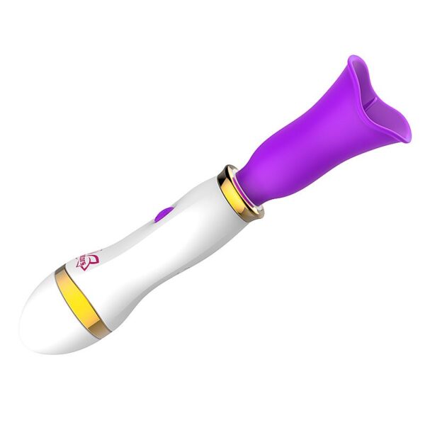 VIBRADOR DE PULSAÇÃO COM LÍNGUA - RECARREGÁVEL - SI8211 - Imagem 2