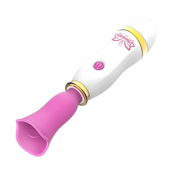 VIBRADOR DE PULSAÇÃO COM LÍNGUA - RECARREGÁVEL - SI8211 - Imagem 5