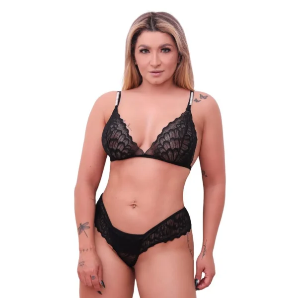 CONJUNTO PÉROLAS TALLYTA 1425 P M G GG  4 CORES - Imagem 4