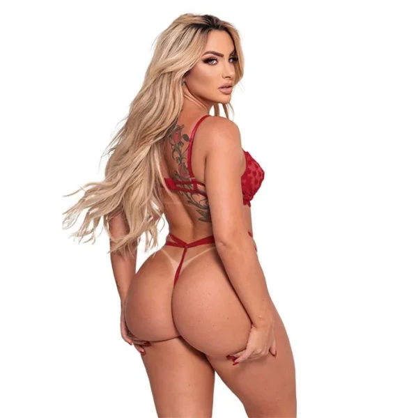 CONJUNTO AMANTE TALLYTA 1478 P M G GG 3 CORES - Imagem 4