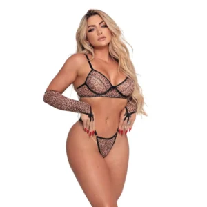 CONJUNTO DONA ONÇA TALLYTA 1480 P M G GG