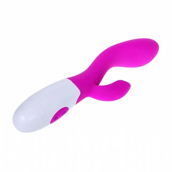 VIBRADOR SILICONE COM ESTIMULADOR DE CLITÓRIS À PILHA 30 VIBRAÇÕES PRETTY LOVE BRIGHTY BAILE BI-014174 (CONSULTE CORES) - Imagem 4