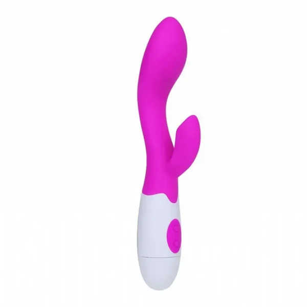 VIBRADOR SILICONE COM ESTIMULADOR DE CLITÓRIS À PILHA 30 VIBRAÇÕES PRETTY LOVE BRIGHTY BAILE BI-014174 (CONSULTE CORES) - Imagem 5