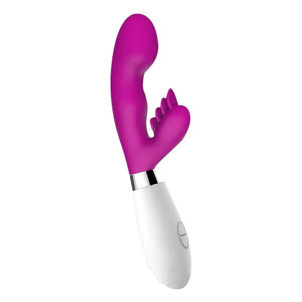 VIBRADOR SILICONE COM ESTIMULADOR DE CLITÓRIS À PILHA 36  VIBRAÇÕES SI5371 (C0NSULTE CORES) - Imagem 8