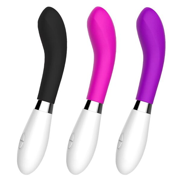 VIBRADOR SILICONE COM ESTIMULADOR DE CLITÓRIS À PILHA 36 VIBRAÇÕES GIMME MORE SI5369 (CONSULTE CORES)