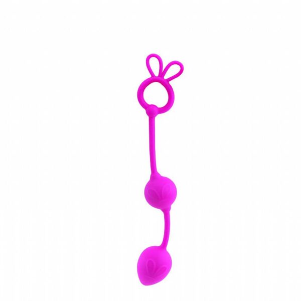 PLUG ANAL ESFERAS DE SILICONE DUPLO PRETTY LOVE BALLS 2 SI5415 BI014205 - Imagem 3