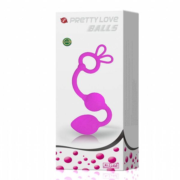 PLUG ANAL ESFERAS DE SILICONE DUPLO PRETTY LOVE BALLS 2 SI5415 BI014205 - Imagem 4