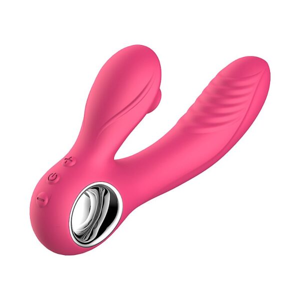 VIBRADOR DE PONTO G COM ESTIMULADOR DE CLITÓRIS 2 RAPTOR 10 VIBRAÇÕES SI7216 (CONSULTE CORES) - Imagem 5