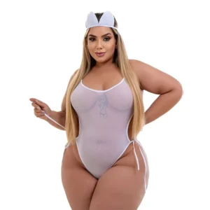 FANTASIA PERSONALIZÁVEL COELHA TALLYTA 6.240 PLUS SIZE TAMANHO ÚNICO EG1(48)
