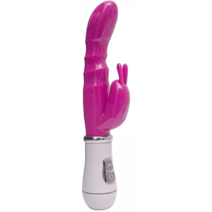 VIBRADOR ESTIMULADOR CLITORIANO SILICONE PONTO G 3 MODOS PILHA PG015