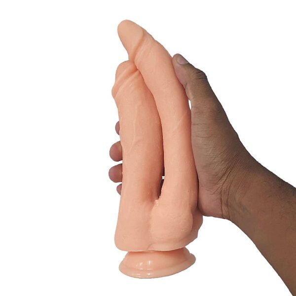 PÊNIS REALÍSTICO DUPLO DILDO DOUBLE PENETRATOR SI6843 (CONSULTE CORES) - Imagem 3