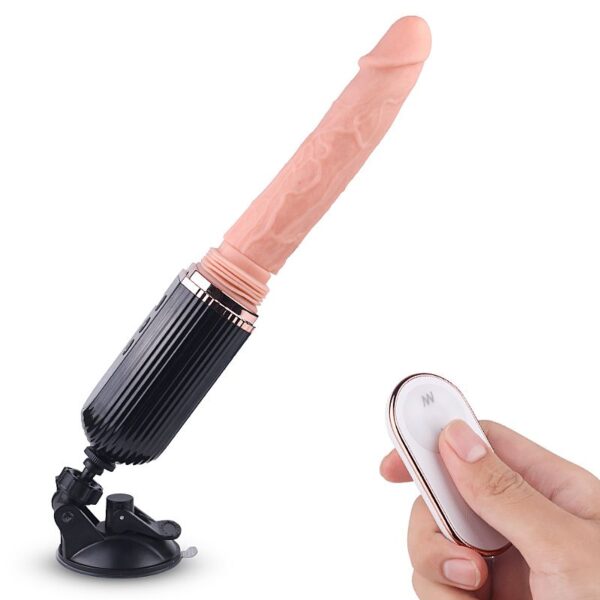 MÁQUINA DO SEXO MASTURBADOR SHD-S224 GATTLING PLUS RCT 9 VELOCIDADES RECARREGÁVEL USB SI7129 - Imagem 4