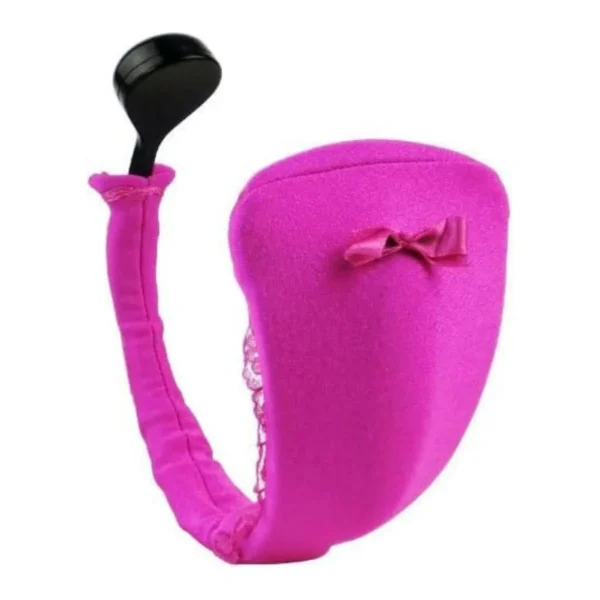 VIBRADOR EM FORMATO DE CALCINHA VIBRATÓRIA COM CONTROLE REMOTO 10 VELOCIDADES À PILHA BAILE TBI-014072W