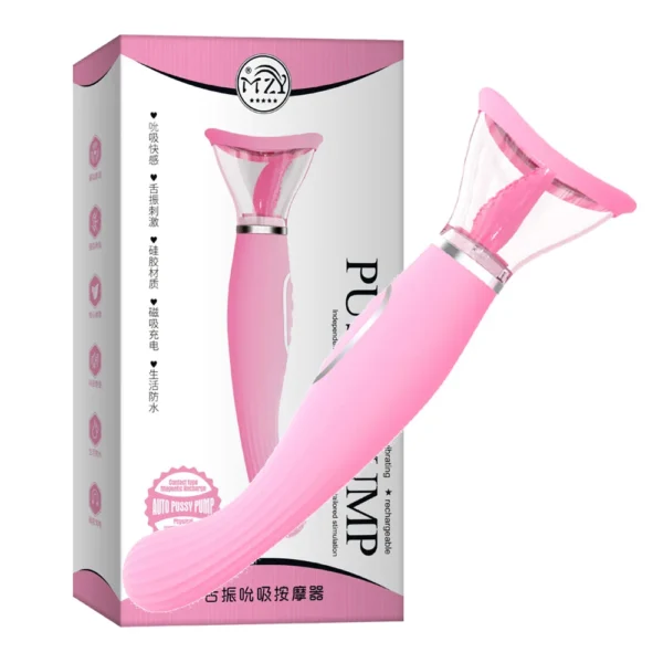 ESTIMULADOR DE CLITÓRIS VIBRADOR 6 MODOS DE VIBRAÇÃO 3 MODOS DE SUCÇÃO RECARREGÁVEL USB PUSSY PUMP MARTHA YSYE447 - Imagem 2