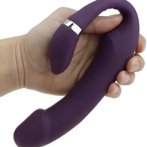 VIBRADOR ESTIMULADOR SILICONE ABS 10 MODOS DE VIBRAÇÃO COM AQUECIMENTO RECARREGÁVEL USB YSVK302