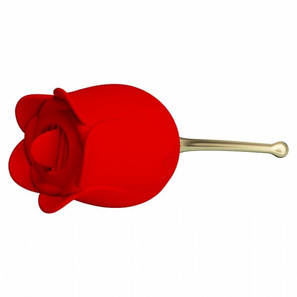 ROSA ESTIMULADORA DE CLITÓRIS E DE PONTO G 12 MODOS DE VIBRAÇÕES 12 MODOS DE LAMBIDAS PRETTY LOVE ROSE LOVER SI7376 - Imagem 4