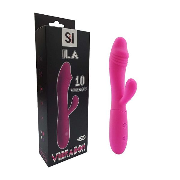 VIBRADOR SILICONE RECARREGÁVEL USB  10 MODOS DE VIBRAÇÃO ILA SI7154 (CONSULTAR CORES) - Imagem 9