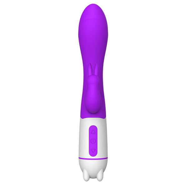 VIBRADOR DUPLO RECARREGÁVEL USB ESTIMULADOR DE CLITÓRIS 36 MODOS DE VIBRAÇÃO HAPPY BUNNY RABBIT YAFFA YSYE442 - Imagem 5