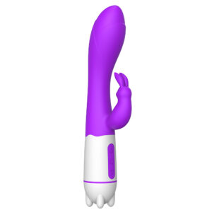 VIBRADOR DUPLO RECARREGÁVEL USB ESTIMULADOR DE CLITÓRIS 36 MODOS DE VIBRAÇÃO HAPPY BUNNY RABBIT YAFFA YSYE442