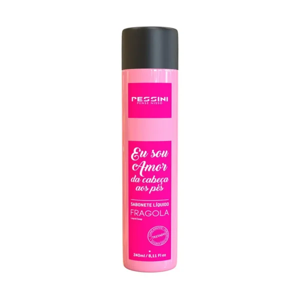 SABONETE LÍQUIDO EU SOU AMOR FRAGOLA PESSINI 240ML