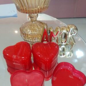 VELA DE MASSAGEM FORMATO CORAÇÃO HORA H (CONSULTE FRAGRÂNCIAS)