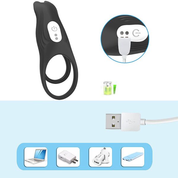 ANEL PENIANO DUPLO COM CONTROLE REMOTO HOODY B SI7389 - Imagem 5