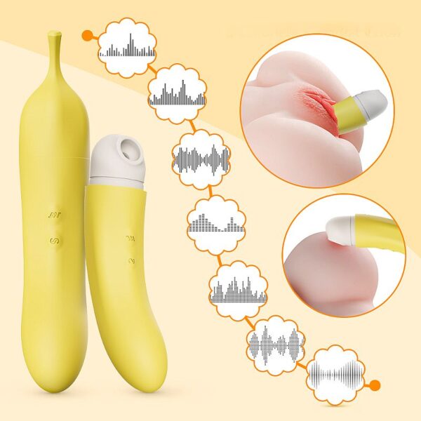 VIBRADOR ESTIMULADOR  DE CLITÓRIS SILICONE 7 MODOS DE VIBRAÇÃO/PULSAÇÃO RECARREGÁVEL USB SI6834 - Imagem 3