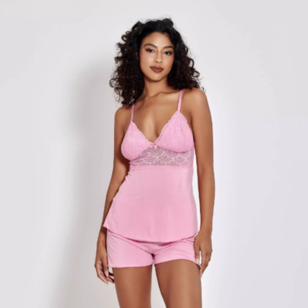 SHORT DOLL CHIC SEM BOJO COM DETALHE EM RENDA P M G GG 6 CORES MIMAR 425-1004 - Imagem 6